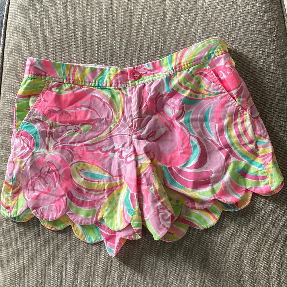 Lily Pulitzer The Buttercup Shorts.